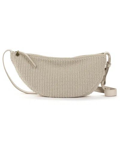 The Sak Tess Crochet Mini Sling Bag In Sand
