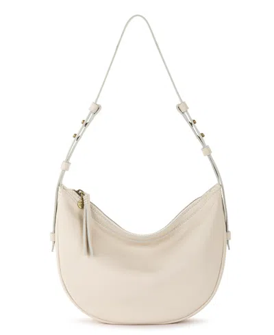 The Sak Tess Large Leather Shoulder Handbag In Gray