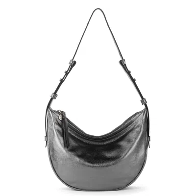 The Sak Tess Shoulder Bag Leather In Silver