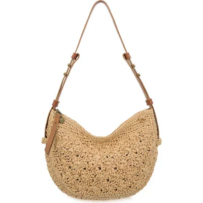 The Sak Tess Shoulder Bag Hand Crochet In Yellow