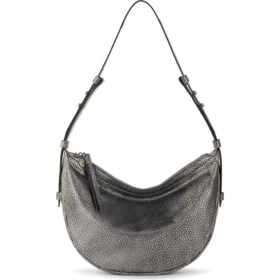 The Sak Tess Shoulder Bag Leather In Silver