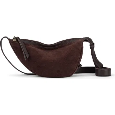 The Sak Tess Sling Leather Bag In Brown