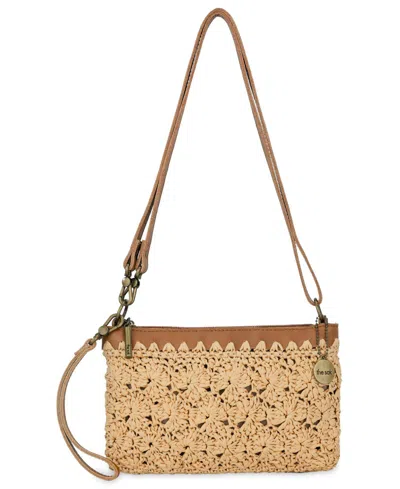 The Sak Vita Convertible Small Wristlet Shoulder Handbag In Brown