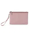 The Sak Vita Leather Zipper Wallet In Rosewood