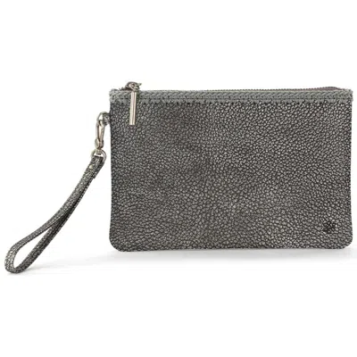 The Sak Vita Wristlet In Dark Silver