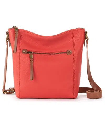 The Sak Women's Ashland Leather Crossbody Bag In Red