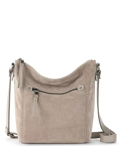 The Sak Women's Ashland Leather Crossbody Bag In Sand Suede