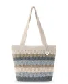 The Sak Casual Classics Crochet Tote In Desert Stripe