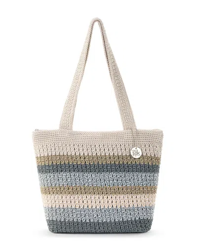 The Sak Casual Classics Crochet Tote In Desert Stripe