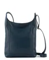 The Sak Women's De Young Small Leather Crossbody Bag In Indigo