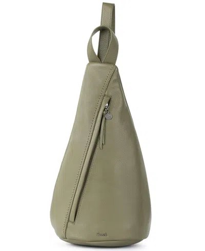 The Sak Women's Geo Sling Leather Backpack In Loden