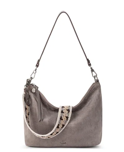 The Sak Women's Jasmine Leather Hobo Bag In Mushroom Suede