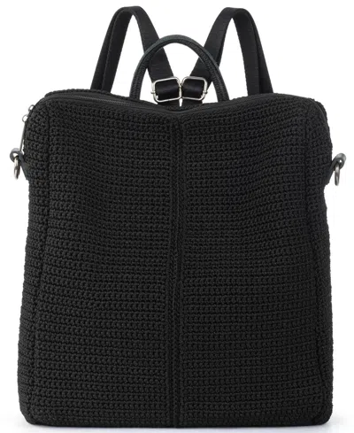 The Sak Women's Los Feliz Crochet Backpack In Black