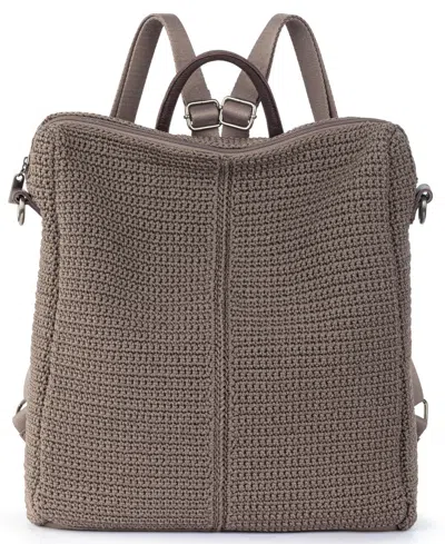 The Sak Women's Los Feliz Crochet Backpack In Mushroom