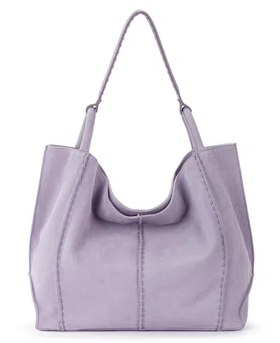 The Sak Women's Los Feliz Leather Tote Bag In Orchid Suede