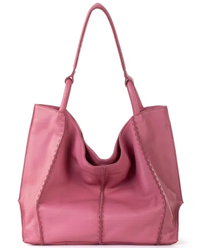 The Sak Women's Los Feliz Leather Tote In Mulberry