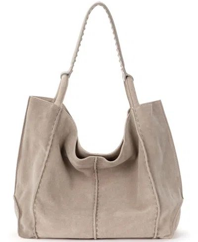 The Sak Women's Los Feliz Leather Tote Bag In Sand Suede