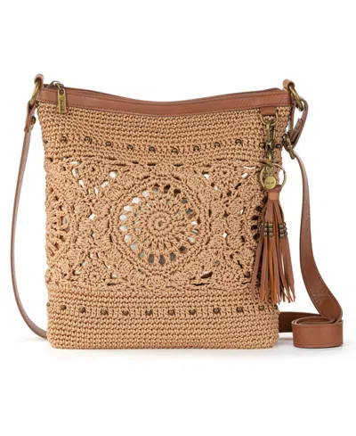 The Sak Women's Lucia Crochet Medium Crossbody Bag In Bamboo Medallion