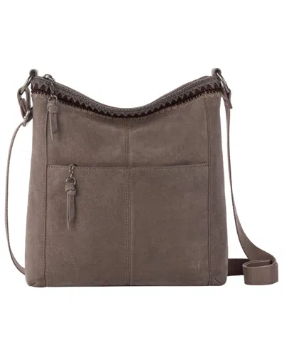 The Sak Women's Lucia Leather Crossbody Bag In Gray