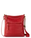The Sak Lucia Crossbody Leather Bag In Red