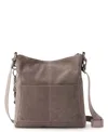 The Sak Lucia Leather Crossbody In Mushroom Suede