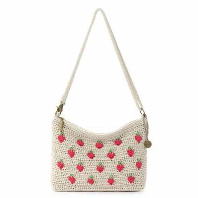 The Sak Women's Lumi Crossbody Bag In Natural Strawberries In Multi