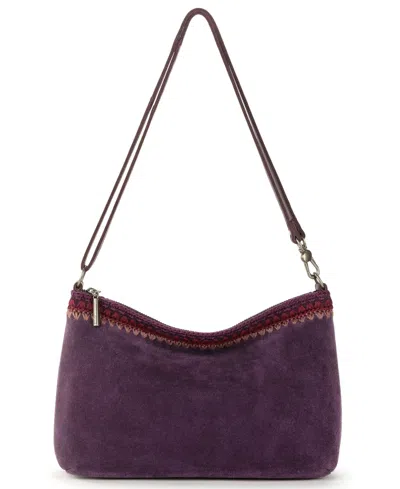 The Sak Women's Lumi Leather Convertible Crossbody In Purple
