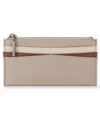 The Sak Neva Large Card Wallet In Sand Block
