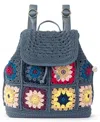 The Sak Women's Sayulita Crochet Backpack In Multi