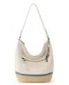 The Sak Sequoia Leather Hobo In Coastal Block Espadrille