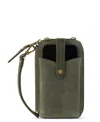 The Sak Women's Silverlake Leather Convertible Smartphone Crossbody Bag In Moss Suede