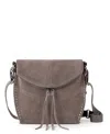 The Sak Silverlake Flap Crossbody In Mushroom Suede