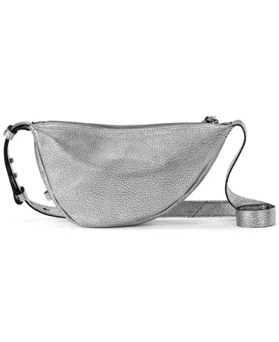 The Sak Women's Tess Leather Sling Crossbody Bag In Dark Silver