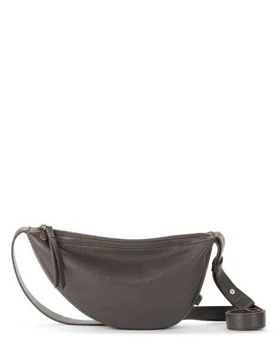 The Sak Women's Tess Leather Sling Crossbody Bag In Slate