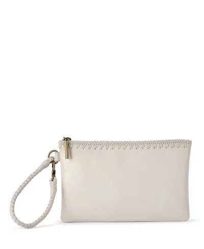 The Sak Women's Vita Leather Wristlet In Gray