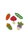 The Sak Yarnicharmz 5 Pack Crochet Charms In Multi