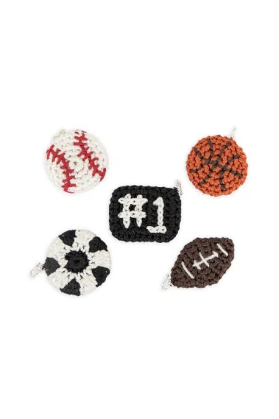 The Sak Yarnicharmz 5 Pack Crochet Charms In Multi