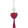 The Sak Yarnicharmz Crochet Heart Dangle In Neutral