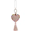 The Sak Yarnicharmz Crochet Heart Dangle In Neutral