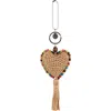 The Sak Yarnicharmz Crochet Heart Dangle In Gold