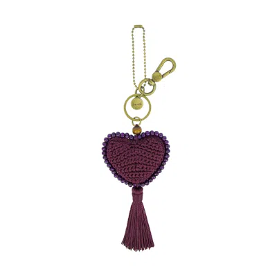 The Sak Yarnicharmz Dangle In Burgundy