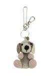 The Sak Yarnicharmz Hand Crochet Dangle In Metallic