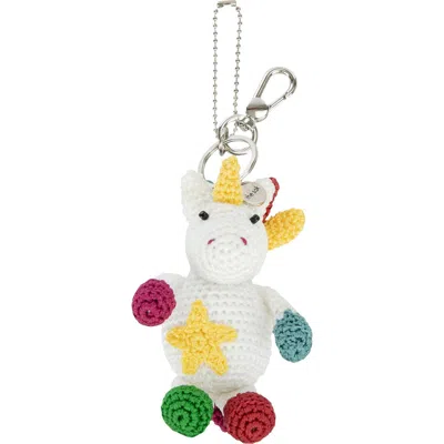 The Sak Yarnicharmz Hand Crochet Dangle In White