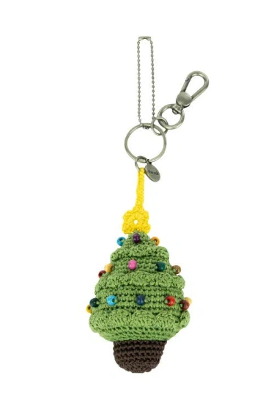 The Sak Yarnicharmz Hand Crochet Dangle In Neutral