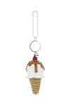 The Sak Yarnicharmz Hand Crochet Dangle In Neutral