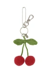 The Sak Yarnicharmz Hand Crochet Dangle In Red