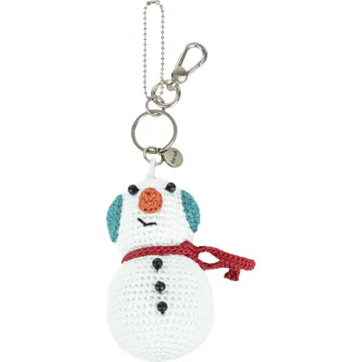 The Sak Yarnicharmz Hand Crochet Dangle In White