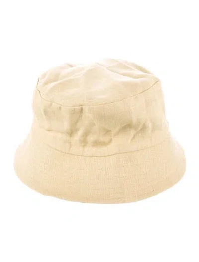 Pre-owned The Salting Linen Bucket Hat W/tags In Neutral