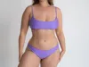 The Saltwater Collective Ava Swim Bottom In Lavender
