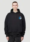 The Salvages Reconstructed Split Logo Hooded Sweatshirt